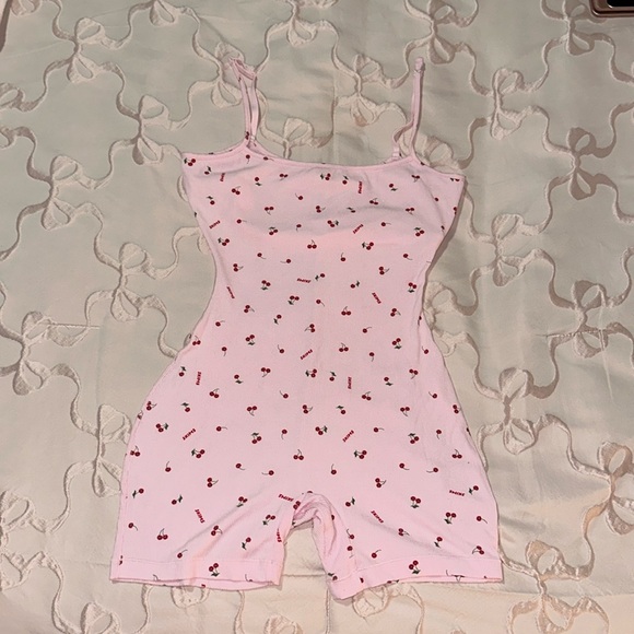 SKIMS Scoop Onesie Limited Edition Cherry Blossom Print - Picture 1 of 3